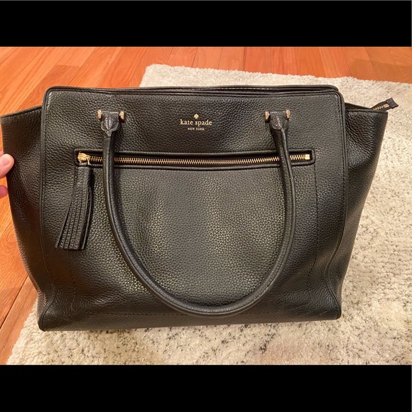 kate spade Handbags - SOLD Kate Spade Allyn Chester Street Black Leather Shoulder Bag